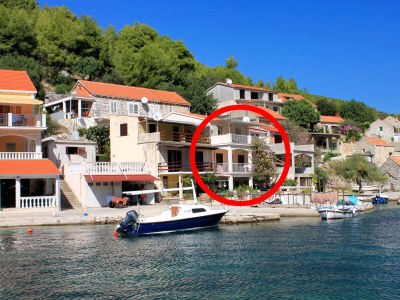 Apartment Two bedroom apartment with terrace and sea view Gršćica, Korčula A-169-b - Outdoor photo 3