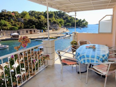 Apartment Two bedroom apartment with terrace and sea view Gršćica, Korčula A-169-b - Outdoor photo 22