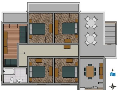 Apartment Four-bedroom apartment with terrace Bibinje, Zadar A-681-a - Outdoor photo 43