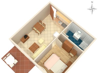 Apartment One bedroom apartment with terrace Palit, Rab A-3210-a - Outdoor photo 31