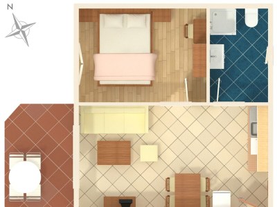 Apartment One bedroom apartment with terrace Palit, Rab A-3210-c - Outdoor photo 26