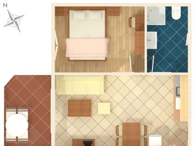 Apartment One bedroom apartment with terrace Palit, Rab A-3210-f - Outdoor photo 31