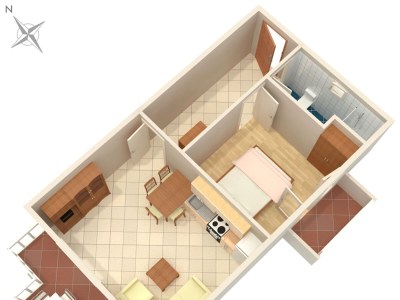 Apartment One bedroom apartment with terrace and sea view Crikvenica A-2360-b - Outdoor photo 30