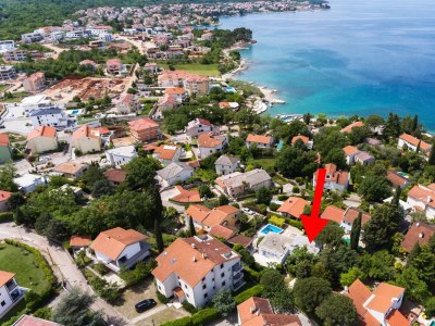 Apartment Two bedroom apartment with balcony and sea view Vantačići, Krk A-19279-a in Malinska - Apartment