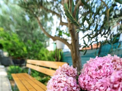 Apartment Studio flat with terrace and sea view Brela, Makarska AS-19998-a - Outdoor photo 14