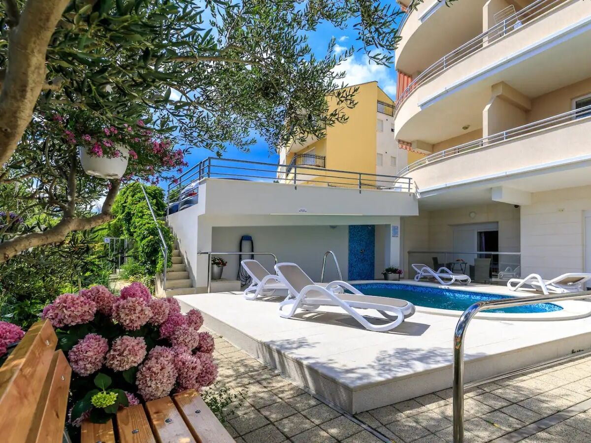 Apartment Studio flat with terrace and sea view Brela, Makarska AS-19998-b - Outdoor photo 5