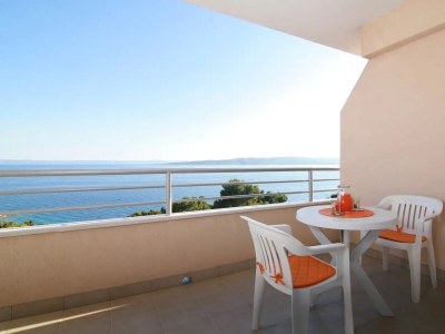 Apartment Studio flat with terrace and sea view Brela, Makarska AS-19998-b - Outdoor photo 20