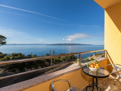 Apartment Studio flat with balcony and sea view Krvavica, Makarska AS-23540-d - Outdoor photo 19