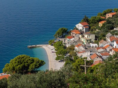 Apartment Studio flat with balcony and sea view Krvavica, Makarska AS-23540-d - Outdoor photo 22