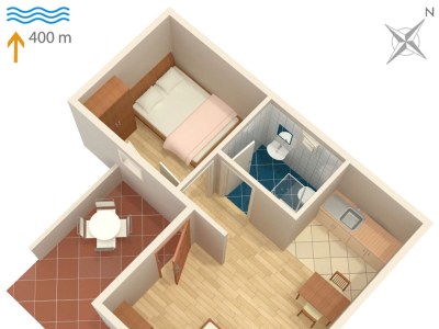 Apartment One bedroom apartment with terrace Okrug Gornji, Čiovo A-1107-b - Outdoor photo 25