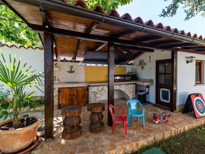 Apartment Two bedroom apartment with terrace and sea view Štinjan, Pula A-23546-b - Outdoor photo 9