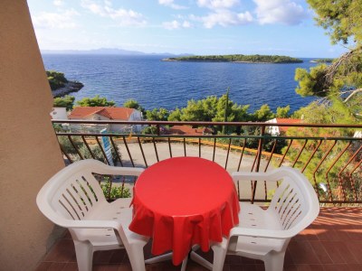 Apartment One bedroom apartment with balcony and sea view Prižba, Korčula A-9227-a - Outdoor photo 25