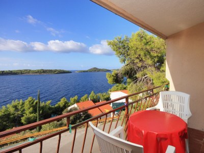 Apartment One bedroom apartment with balcony and sea view Prižba, Korčula A-9227-b - Outdoor photo 17