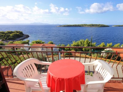 Apartment One bedroom apartment with balcony and sea view Prižba, Korčula A-9227-c - Outdoor photo 15