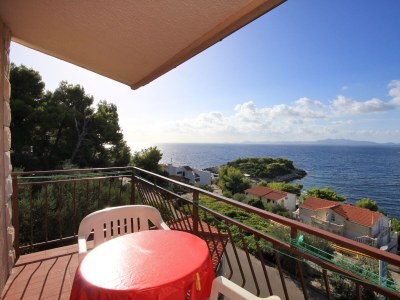 Apartment One bedroom apartment with balcony and sea view Prižba, Korčula A-9227-c - Outdoor photo 16