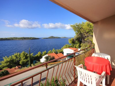 Apartment One bedroom apartment with balcony and sea view Prižba, Korčula A-9227-c - Outdoor photo 22