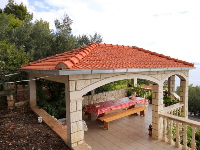 Apartment Four-bedroom apartment with terrace and sea view Prižba, Korčula A-9227-d - Outdoor photo 36