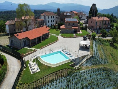 Apartment Inviting apartment in Poppi with patio - Outdoor photo 8