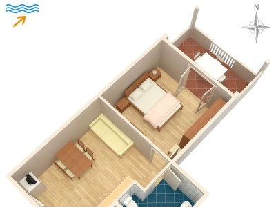 Apartment One bedroom apartment with terrace and sea view Kraj, Pašman A-331-b - Outdoor photo 25