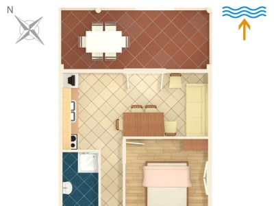 Apartment Two bedroom apartment with terrace and sea view Kraj, Pašman A-331-c - Outdoor photo 31