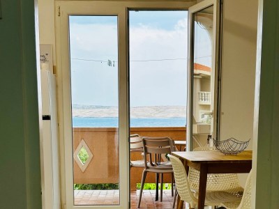 Apartment Studio flat with terrace and sea view Vidalići, Pag AS-24330-a - Outdoor photo 15