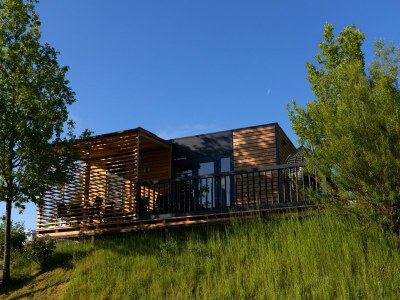 caravan MobileHome auf dem Vital Camp Bayerbach - Outdoor photo 2