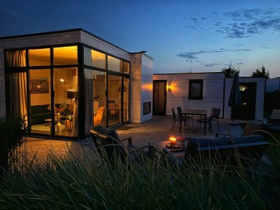 Holiday house Chalet Strandleben mit Zaun Hausnr. B075 - Outdoor photo 2