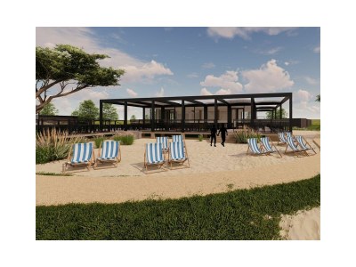 Holiday house Chalet Strandpanorama Zweite Reihe mit Zaun Haus Nr. 203 - Outdoor photo 9