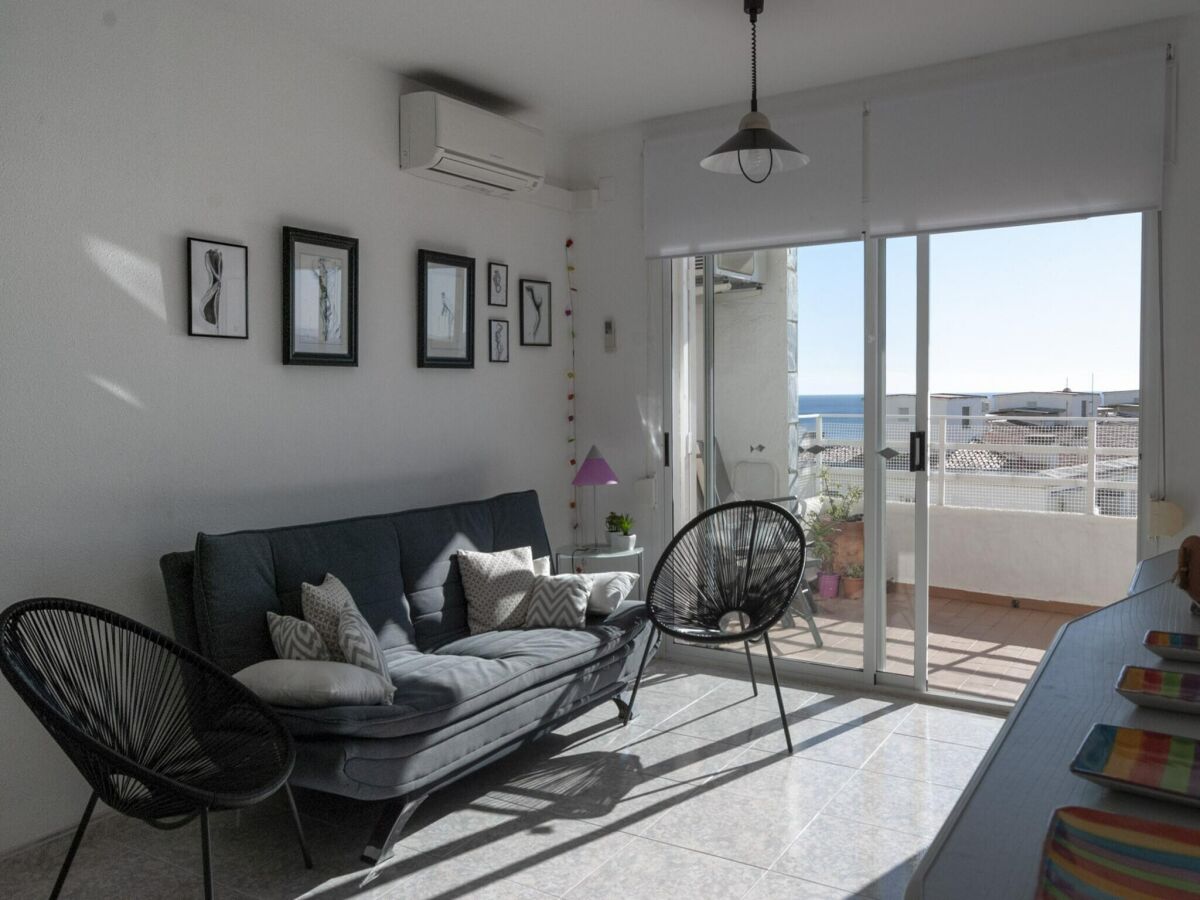 Apartment 2-Schlafzimmer-Apartment in Roses mit Meerblick.