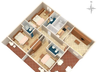 Apartment Three bedroom apartment with terrace Makarska A-6784-c - Outdoor photo 41