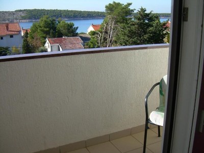 Apartment Rab Diving Mirko - Deluxe Double Room with Balcony and Sea View (3) in Banjol - Apartment