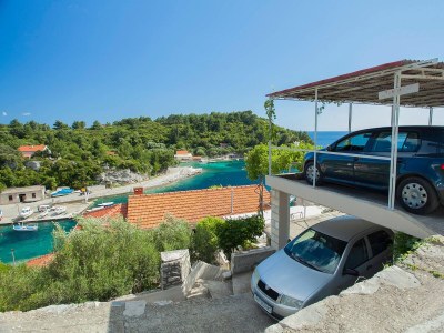Apartment Two bedroom apartment with terrace and sea view Gršćica, Korčula A-132-a - Outdoor photo 14