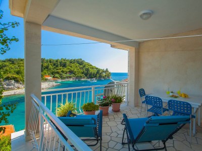 Apartment Two bedroom apartment with terrace and sea view Gršćica, Korčula A-132-a - Outdoor photo 24