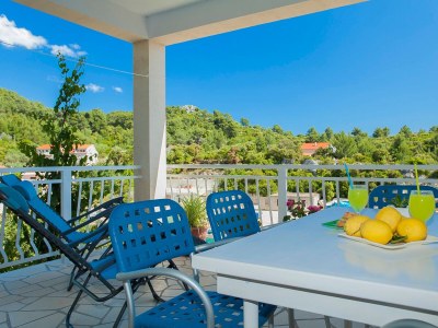 Apartment Two bedroom apartment with terrace and sea view Gršćica, Korčula A-132-a - Outdoor photo 25