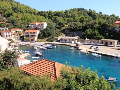 Apartment Two bedroom apartment with terrace and sea view Gršćica, Korčula A-132-a - Outdoor photo 29