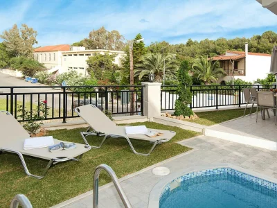 Holiday park Poolside Cottage in Panormo - Outdoor photo 26