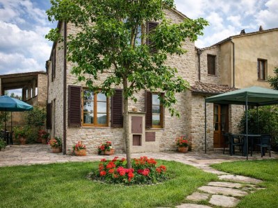 Holiday house Gruppenurlaub mit Garten in der Toskana in Crete Senesi - Holiday house