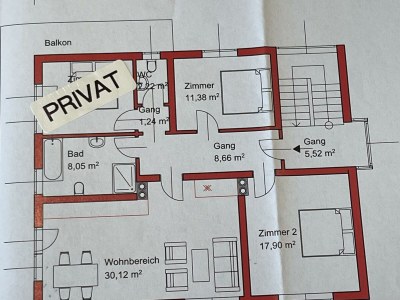 Apartment Appartement/Fewo, Dusche und Bad, WC, Balkon - Features photo 30