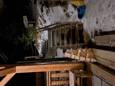 Holiday room Ferienhaus, Dusche und Bad, WC, waldseitig - Outdoor photo 14