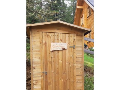 Holiday room Ferienhaus, Dusche und Bad, WC, waldseitig - Outdoor photo 19
