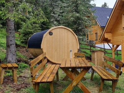 Holiday room Ferienhaus, Dusche und Bad, WC, waldseitig - Outdoor photo 21