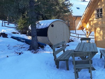 Holiday room Ferienhaus, Dusche und Bad, WC, waldseitig - Outdoor photo 23