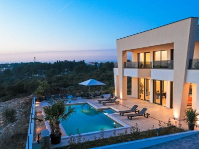 Villa Luxury Villa Odeona with panoramic seaview - Outdoor photo 2