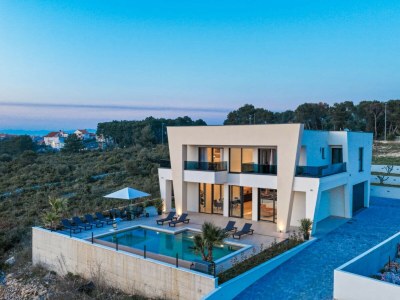 Villa Luxury Villa Odeona with panoramic seaview - Outdoor photo 4