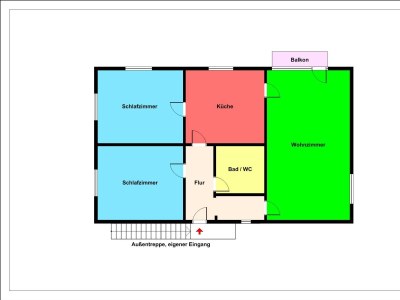 Apartment Ferienwohnung Vogelnest - mit Balkon bis 5 Pers - Features photo 32