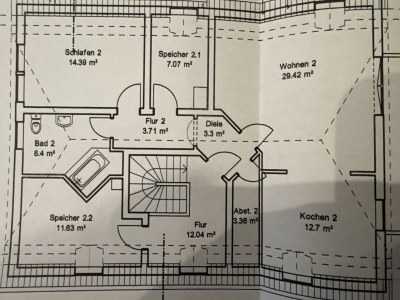 Apartment Appartement/Fewo, Dusche oder Bad, WC, 2 Schlafräu - Features photo 24