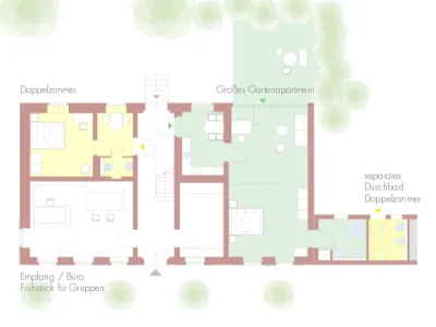 Holiday apartment Large garden apartment. - Document photo 19