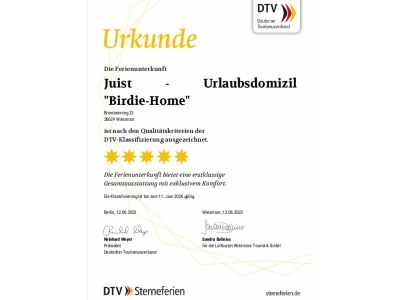 Holiday apartment Holiday apartment "Juist" in the holiday home "Birdie-Home®" - Document photo 41