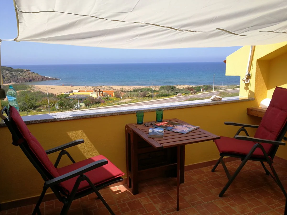 Holiday apartment Aquamare, balcony with stunning sea views