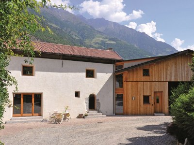 Holiday apartment Ferienhof Obermoar "Oubm" in Naturns - Holiday apartment